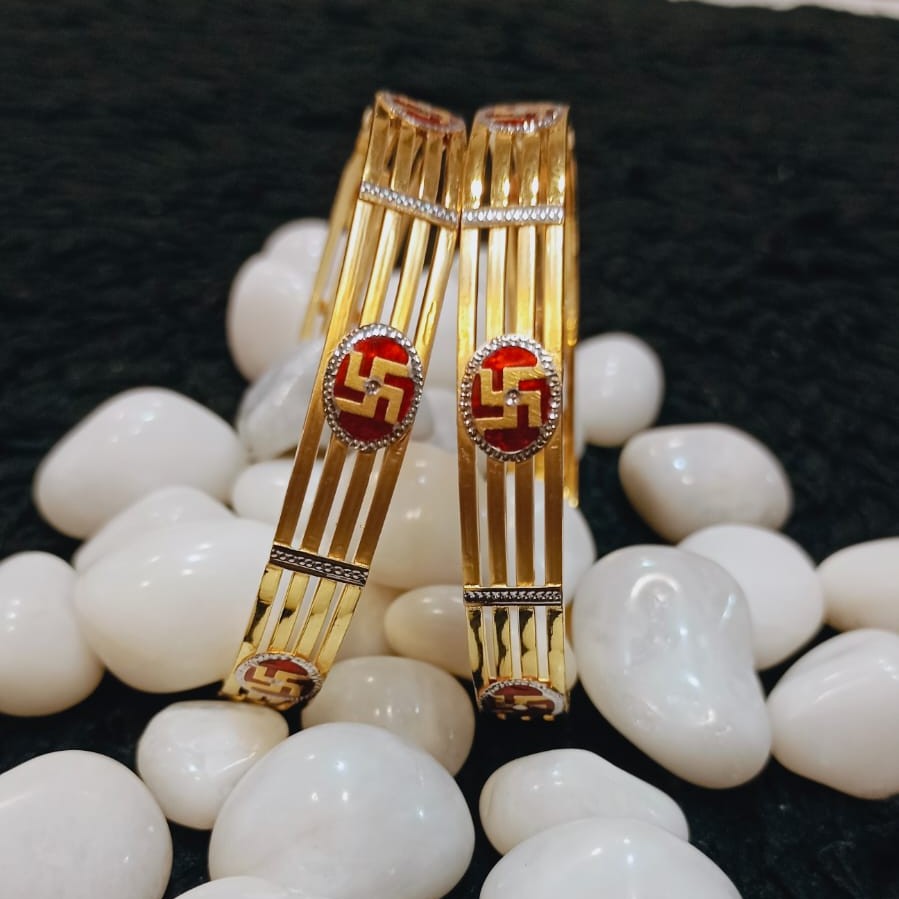 916 Gold Daily Wear Bangles