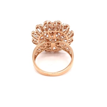 750 gold with beautiful diamond ring - Image 5