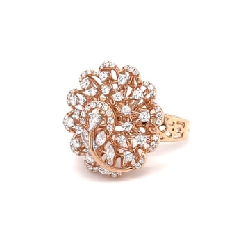 750 gold with beautiful diamond ring - Image 3
