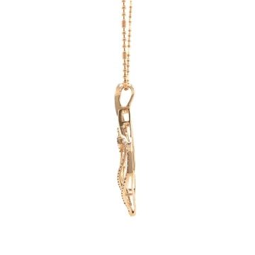 750 Gold Diamond Elegant Design Pendant Set - Image 5