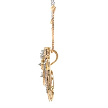 750 gold diamond unique designer pendant set - Image 4
