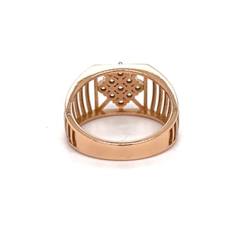 18k Gold With Diamond Elegant Ring For Men - Image 5