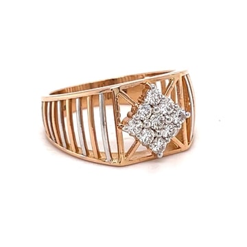 18k Gold With Diamond Elegant Ring For Men - Image 3