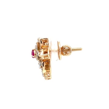 750 Gold Diamond Dazzle Earring - Image 4