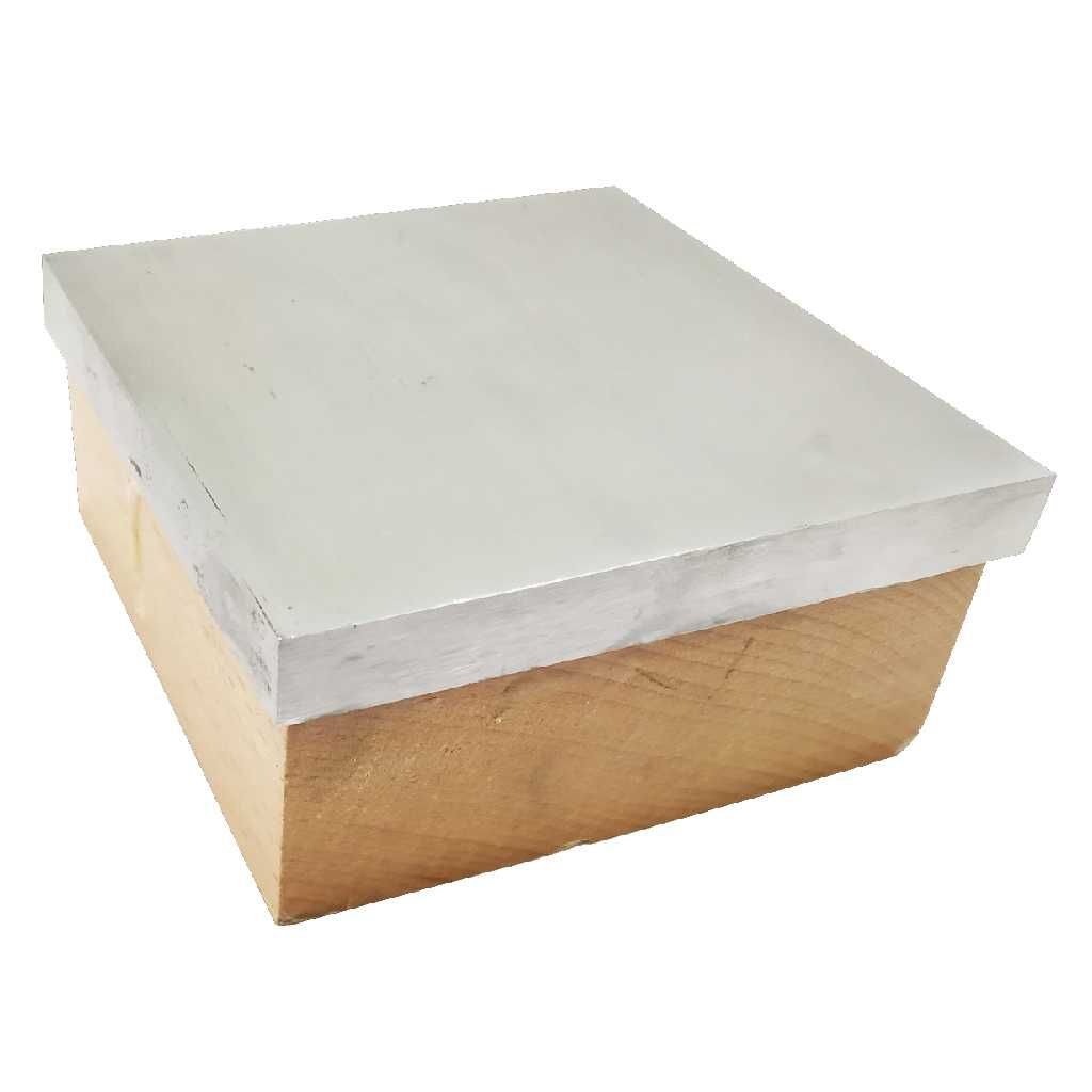 Steel Block With Wodden Plate