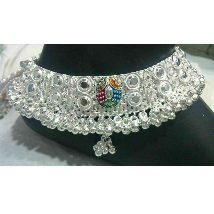 Fancy Silver Agra payal