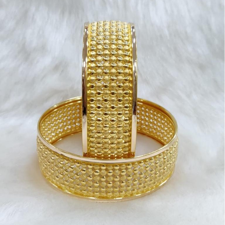916 Gold Fancy Patra Bangles NB - B016