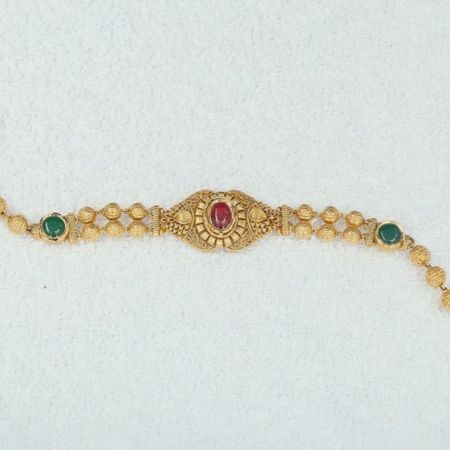 916 Gold Antique Bracelet For Women NB - B009