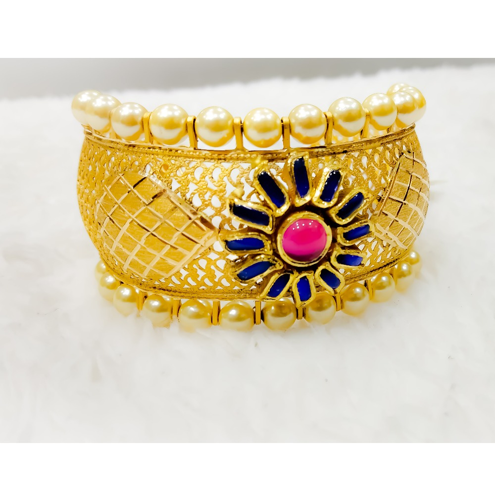 916 Gold Antique Kada NB - B002