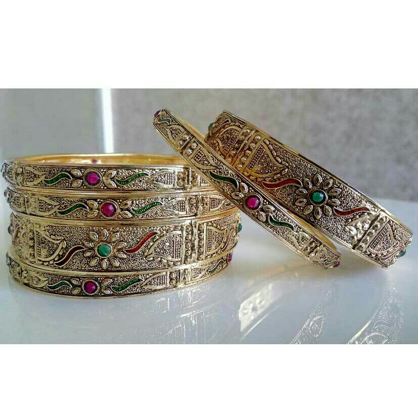 Fancy Indian Brass Indian Bangle (Kada)