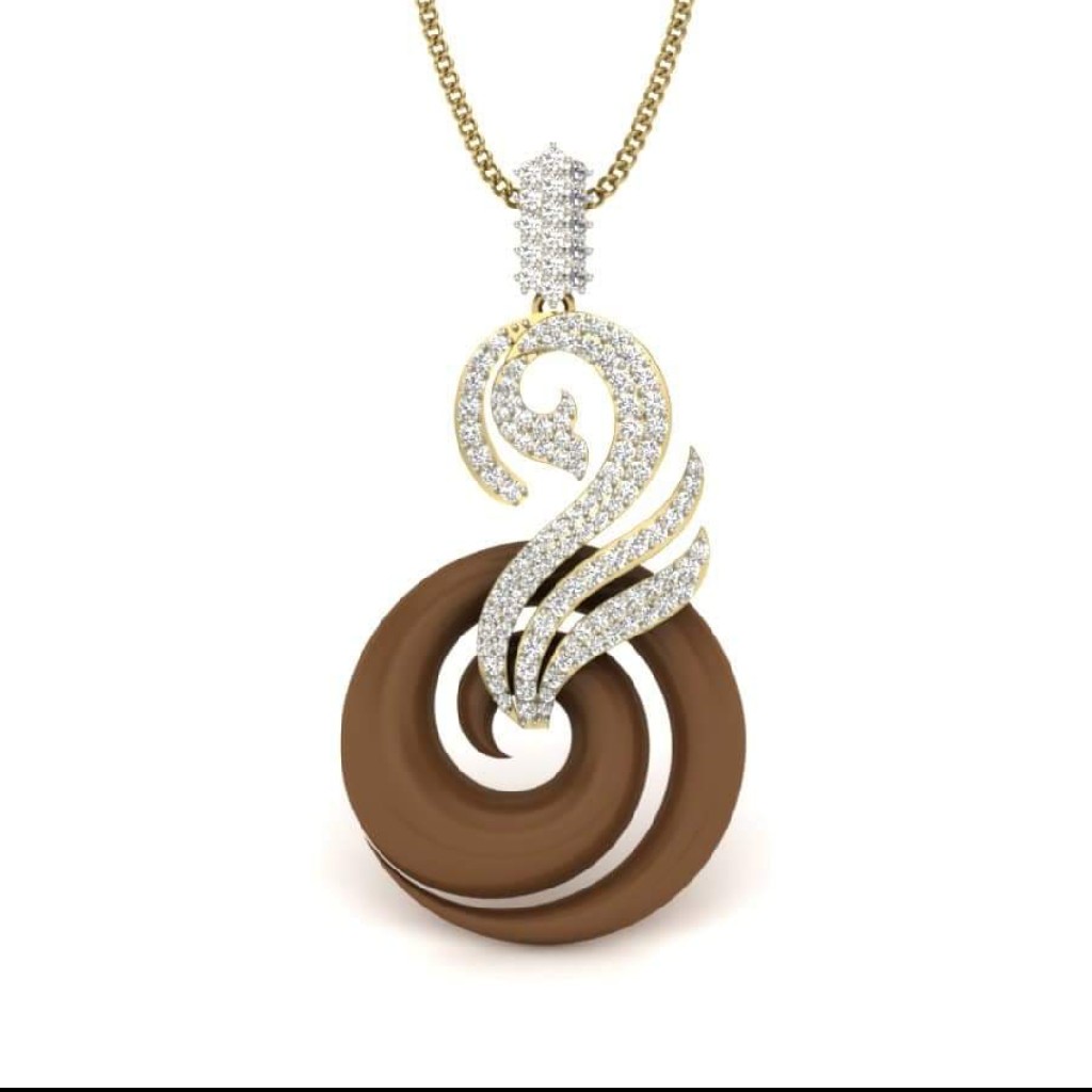 18k gold fancy pendant IE4400