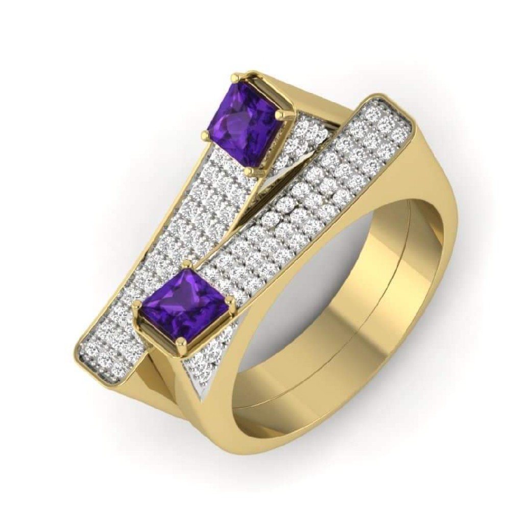 18k gold fancy designs OI9571