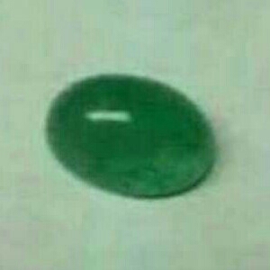 6.10ct oval green emerald-panna