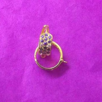 18KT Gold Round Earrings