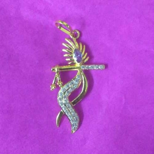 18KT Gold Kanuda Pendant