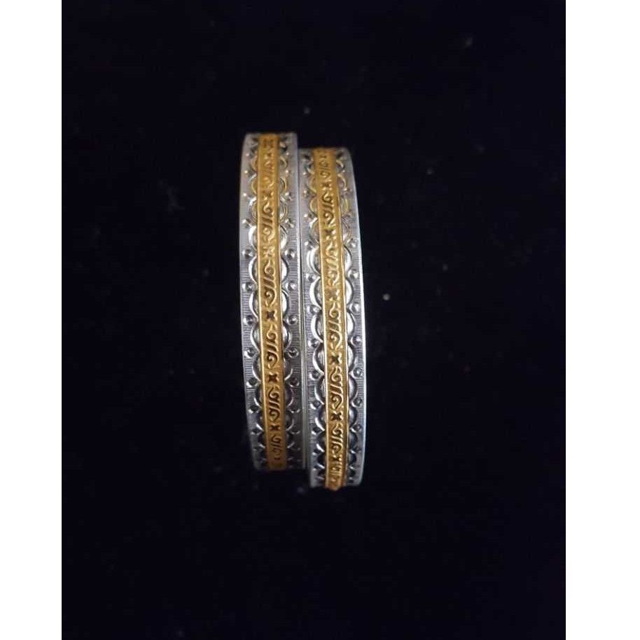 Silver Indian Gold Plated Ladies Bangles