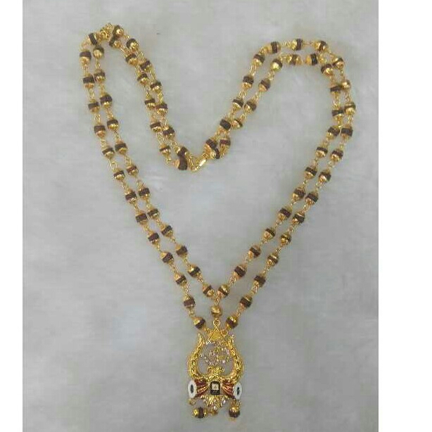 Fancy Trishul rudraksh mala micro