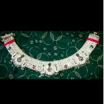 Fancy Silver Payal