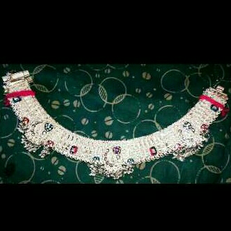 Fancy Silver Payal