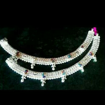 Fancy Silver Payal