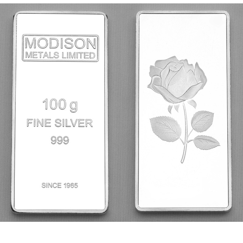 100 Gm Lagadi 999 Purity Silver Bar with Plastic Case