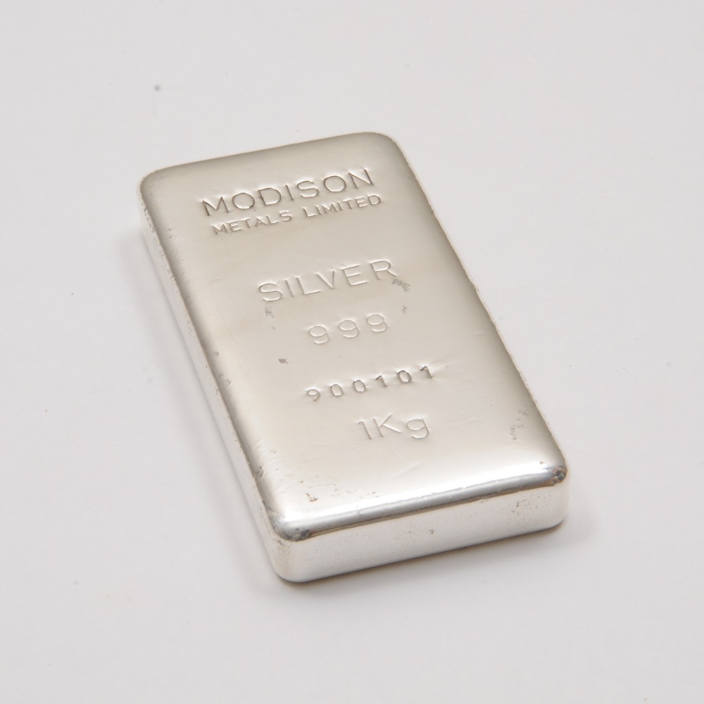 1KG Lagadi 999  Purity Silver Casted Bar with Plastic Case