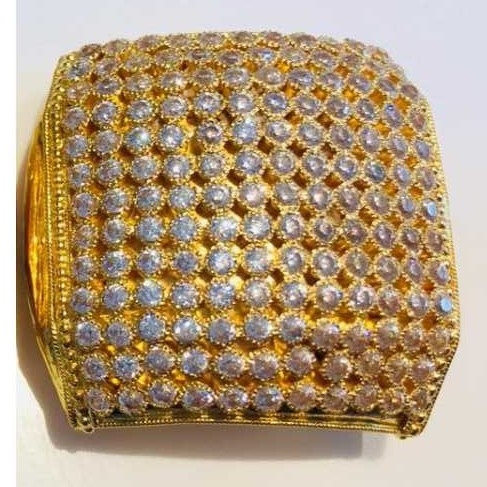 22K Gold Indian Fancy Bharwadi Ring