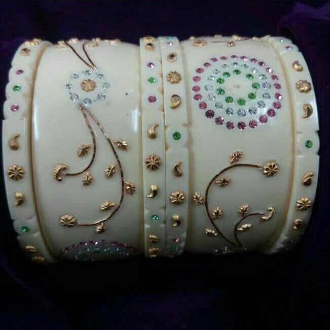 Gold Ladies Indian Fancy Bangle