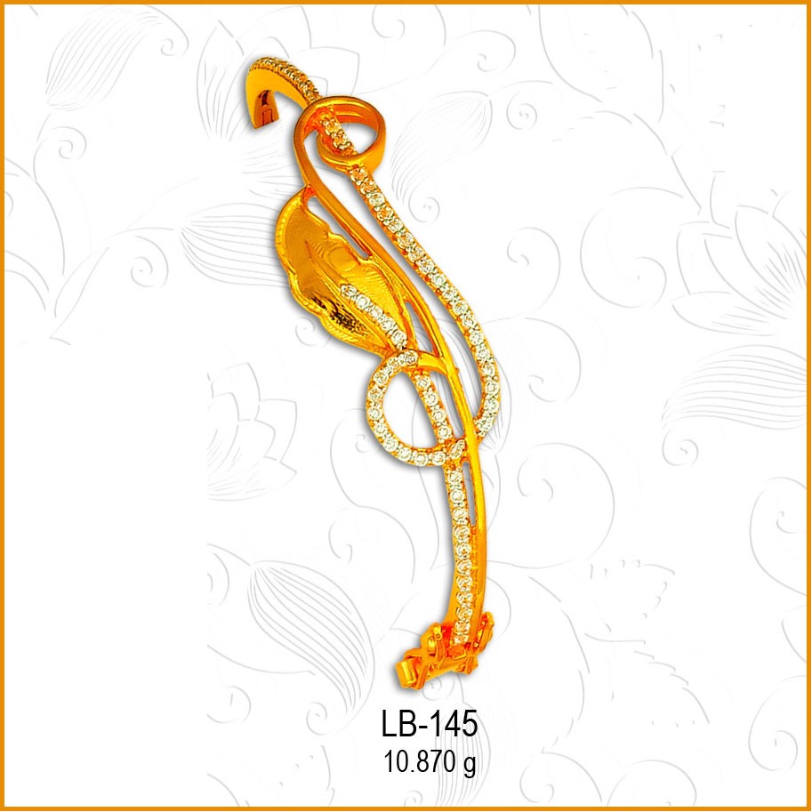 22KT Antique Gold Leaf Designer Ladies Kada LB-145