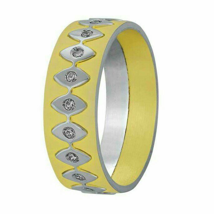 18K Gold Diamond Modern Trendy Ring