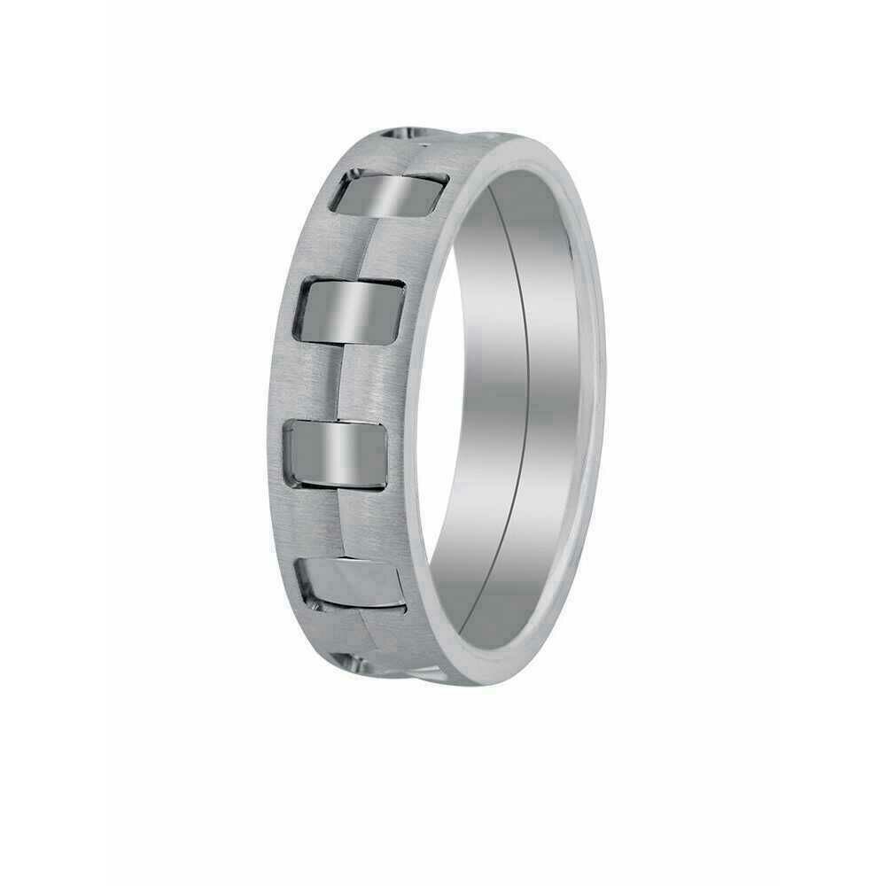 18K Silver Charming Couple Ring