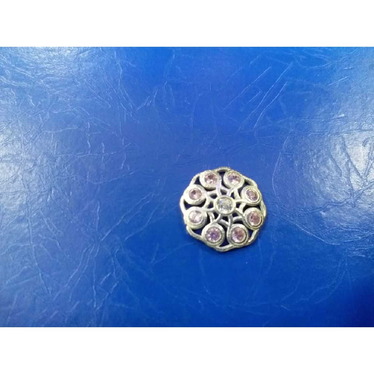 Silver Indian Stone Pendant