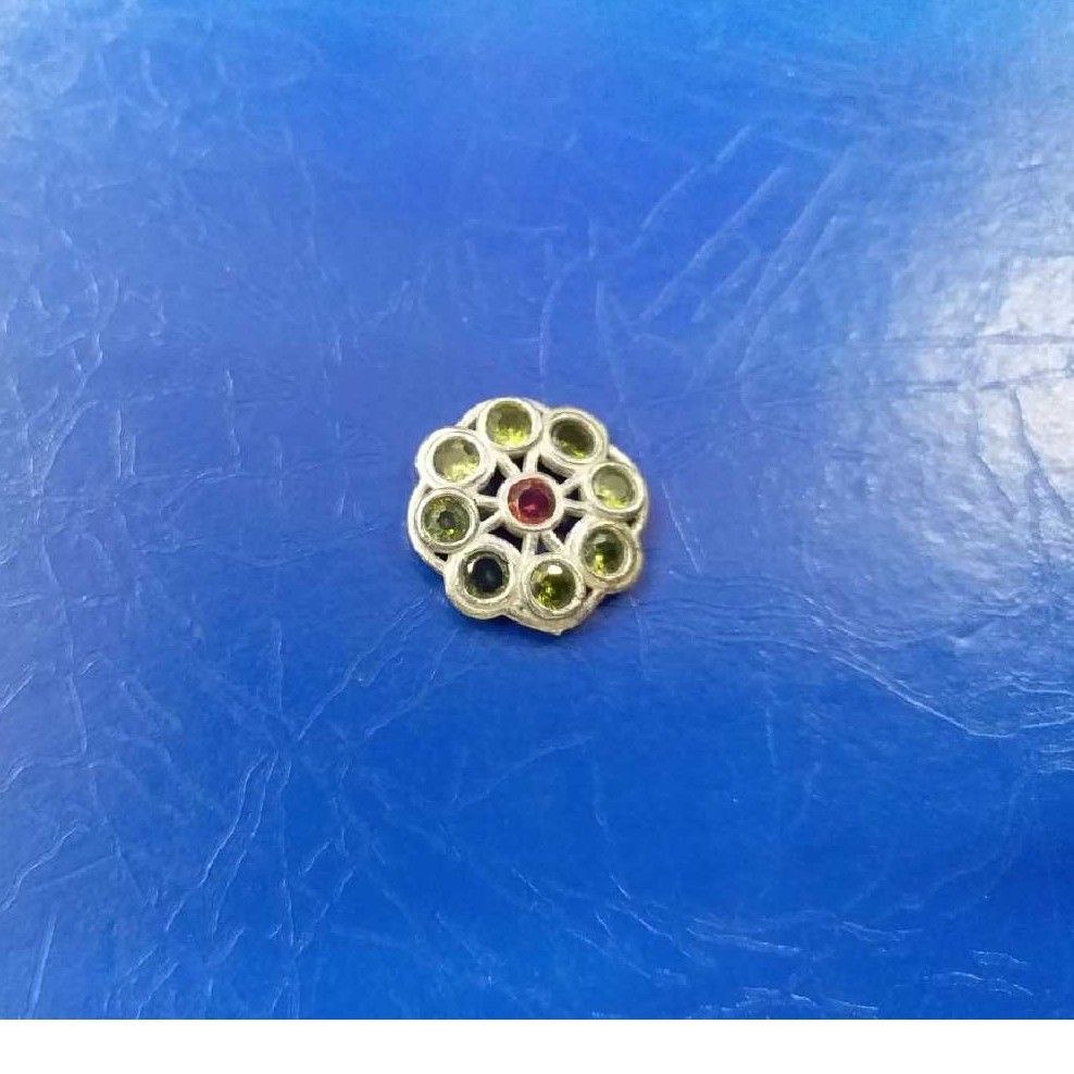 Silver Indian Colorstone Pendant