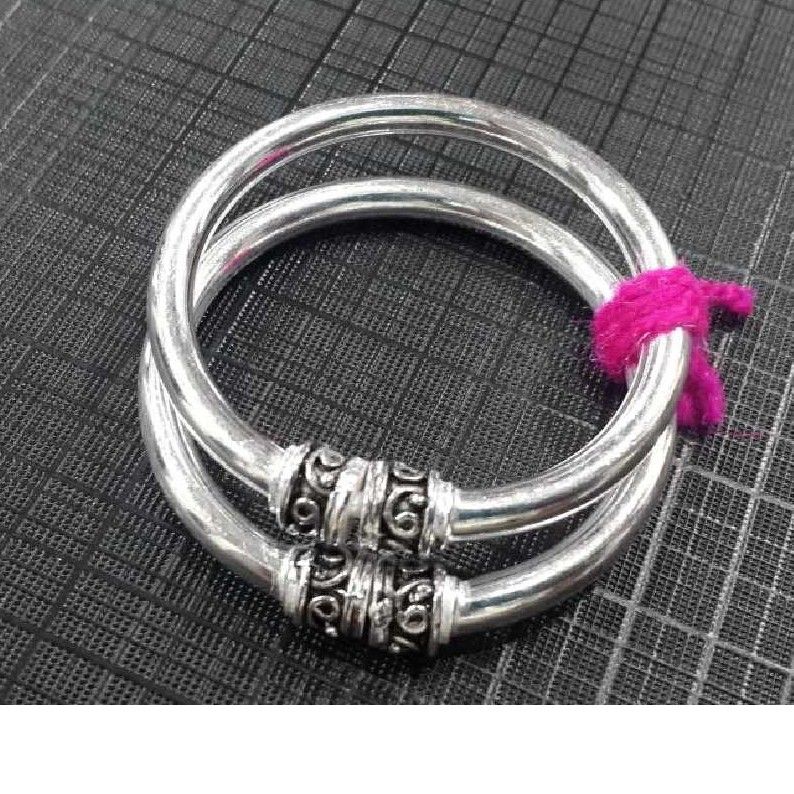 Ladies Silver Indian Fancy Kadli