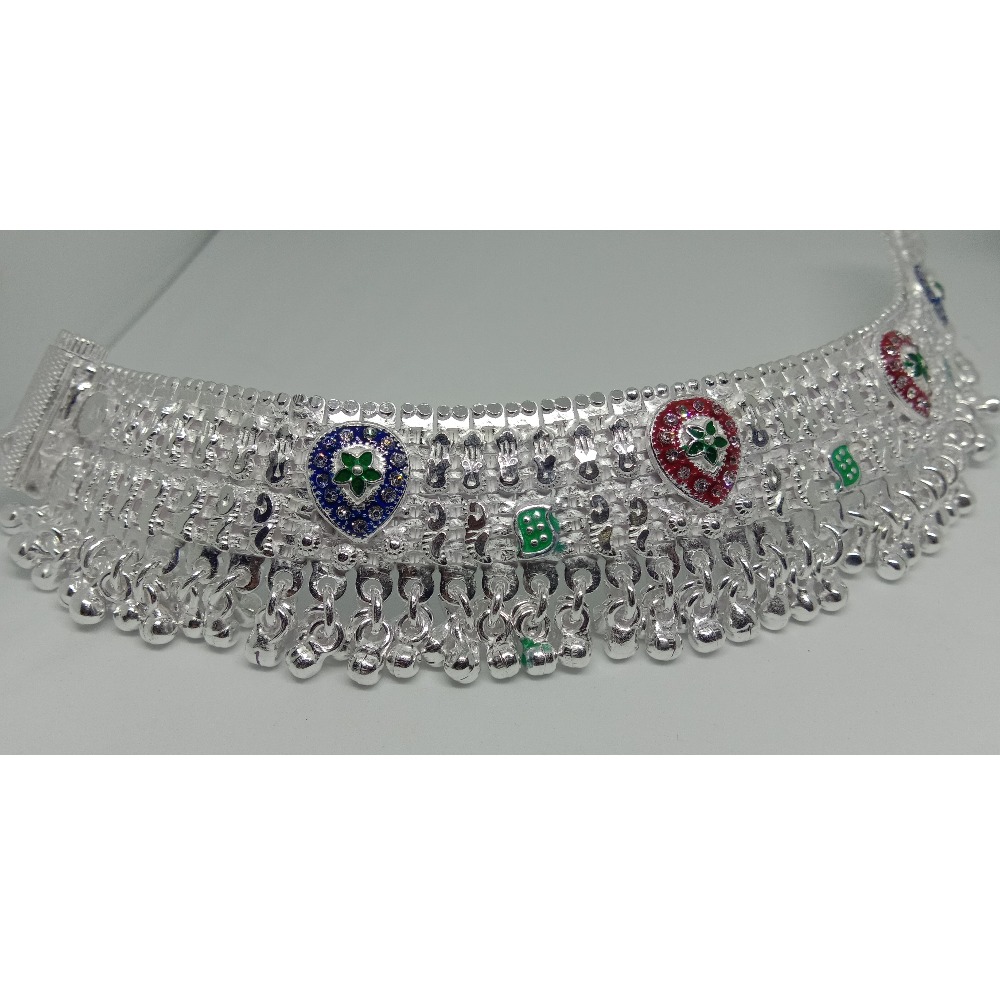 Silver Fancy Ghughari Payal RJ-011