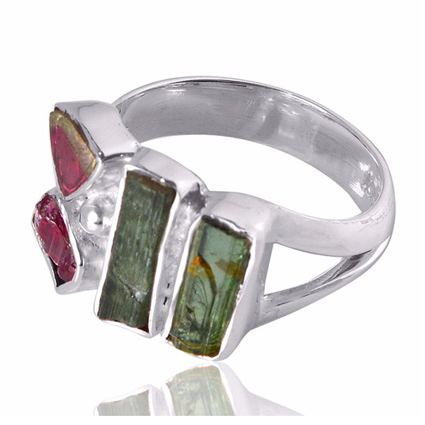 Tourmaline Gemstone 925 Sterling Silver Ring