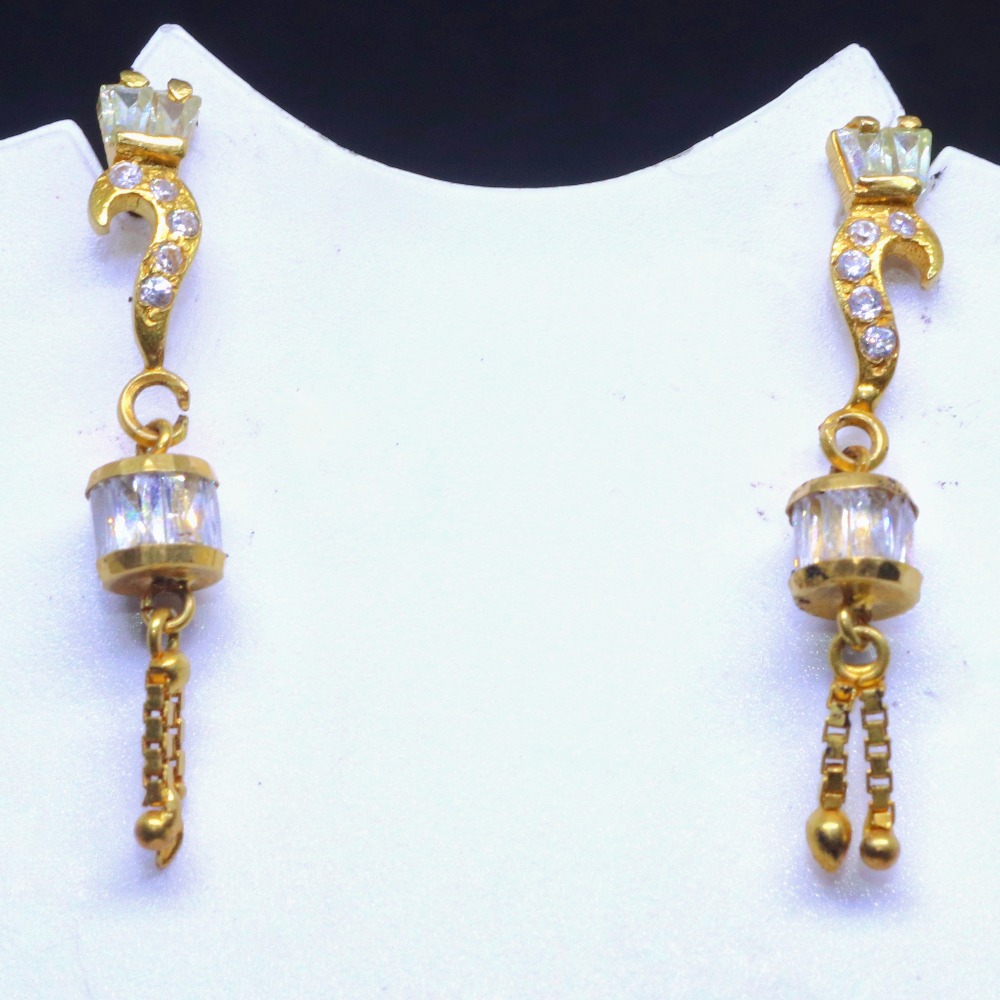 20CT Gold Fancy Earring with Marquis stone for ladies BTG0096