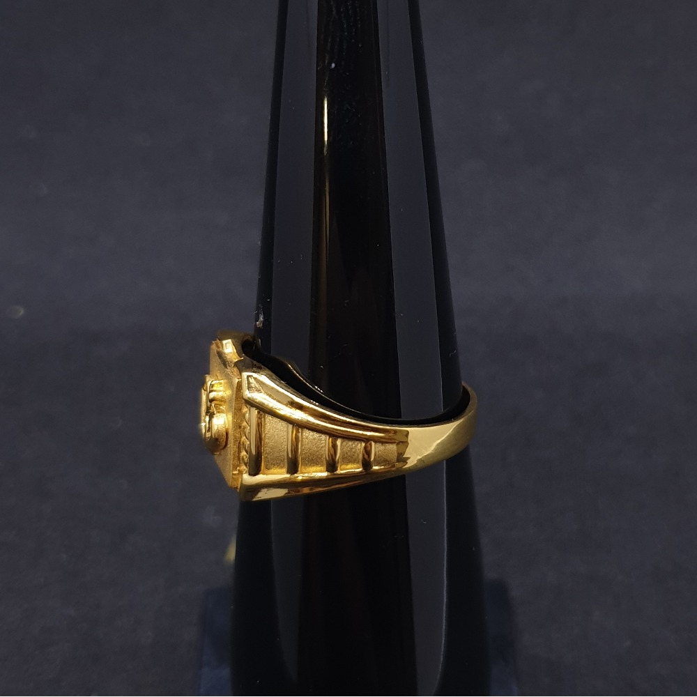 Om Gents Ring Plain GRG-0200 - Image 2