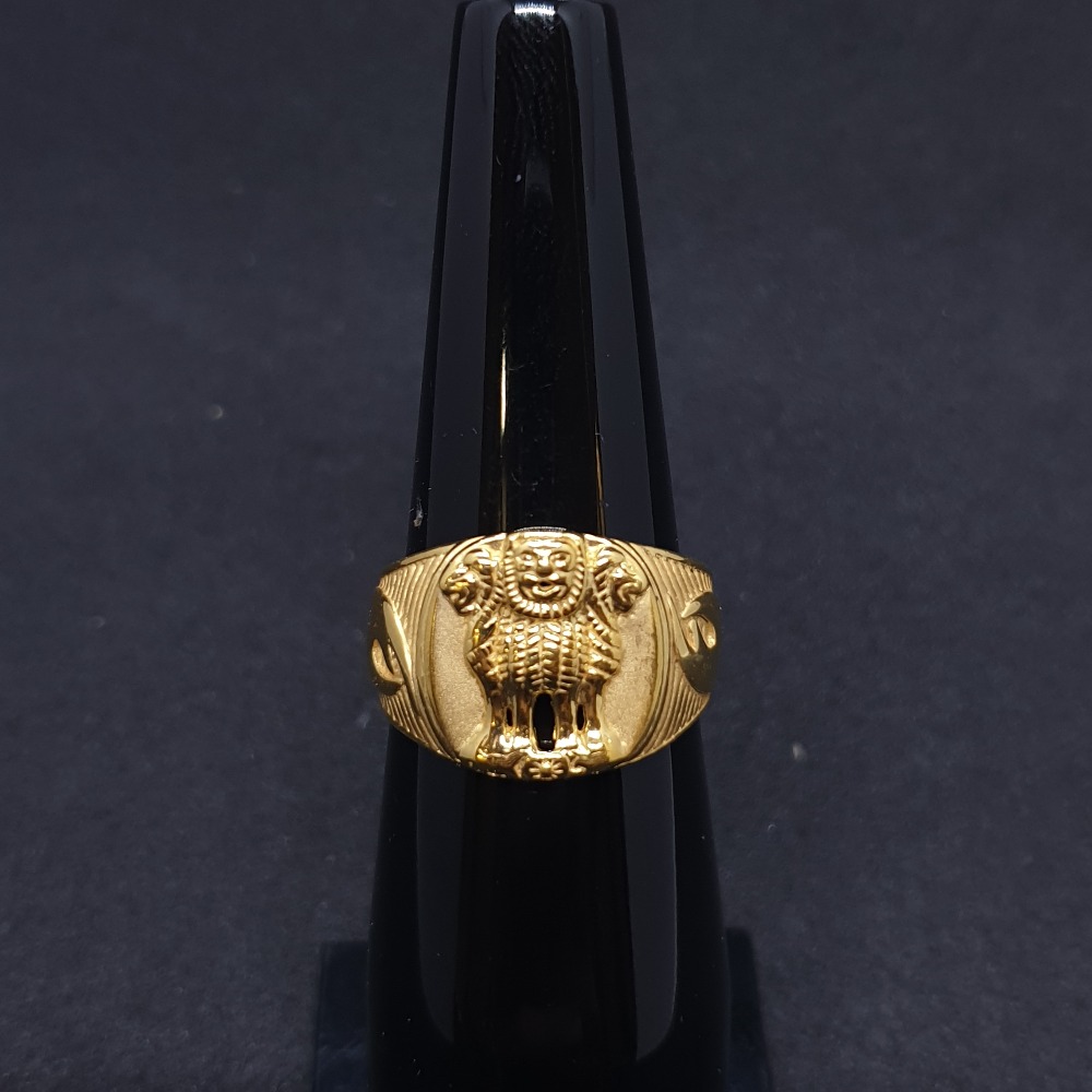 Ashok Stambh Gents Ring Plain GRG-0185
