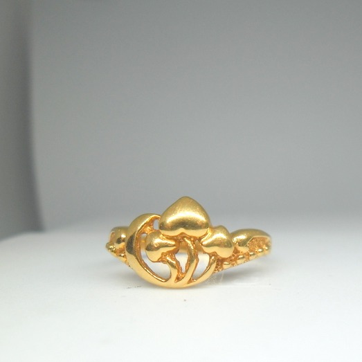 22KT / 916 Gold Handmade casual Ring For ladies lRG0108
