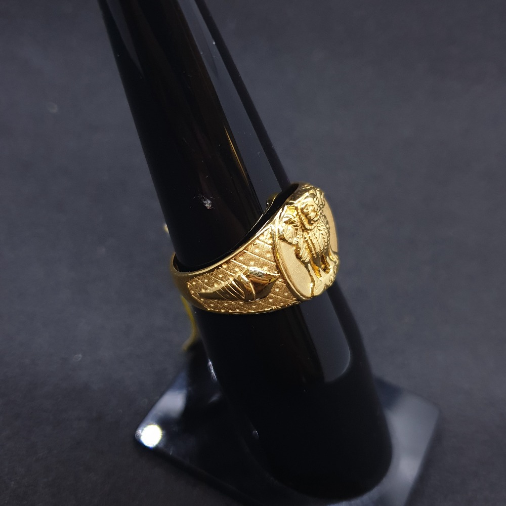 Ashok Stambh Gents Ring Plain GRG-0212 - Image 2
