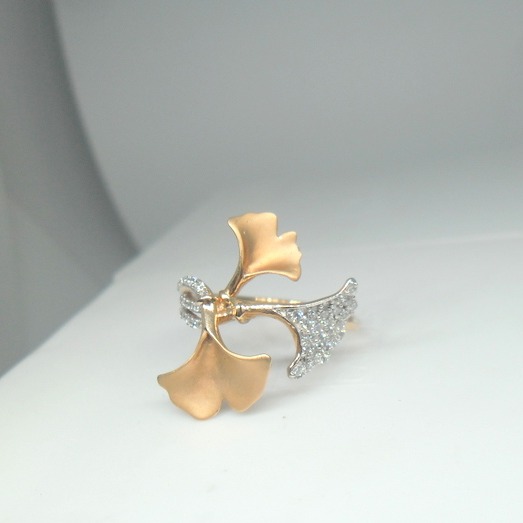 18kt Rose Gold Fancy Special occasional Ledies Ring LRG0461