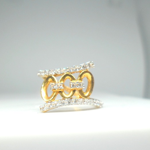 22KT / 916 Gold Special officeware Ring For Ladies LRG0355