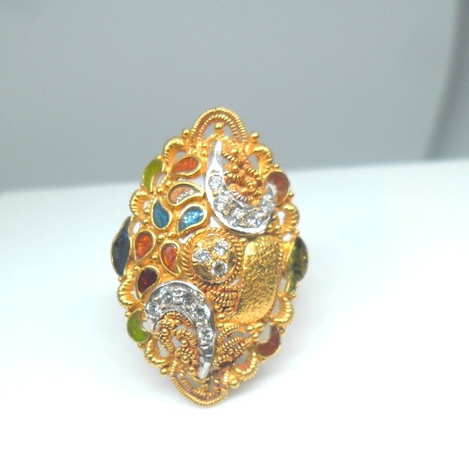 22KT / 916 Gold Hand Made Ring For Women LRG0016