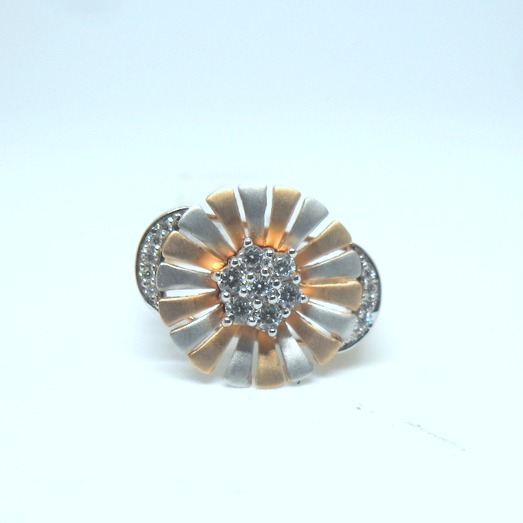 18kt rose gold fancy dailyware ring lrg609