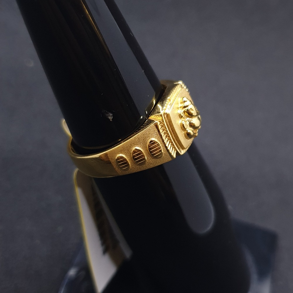 Ganpati Gents Ring Plain GRG-0199 - Image 2