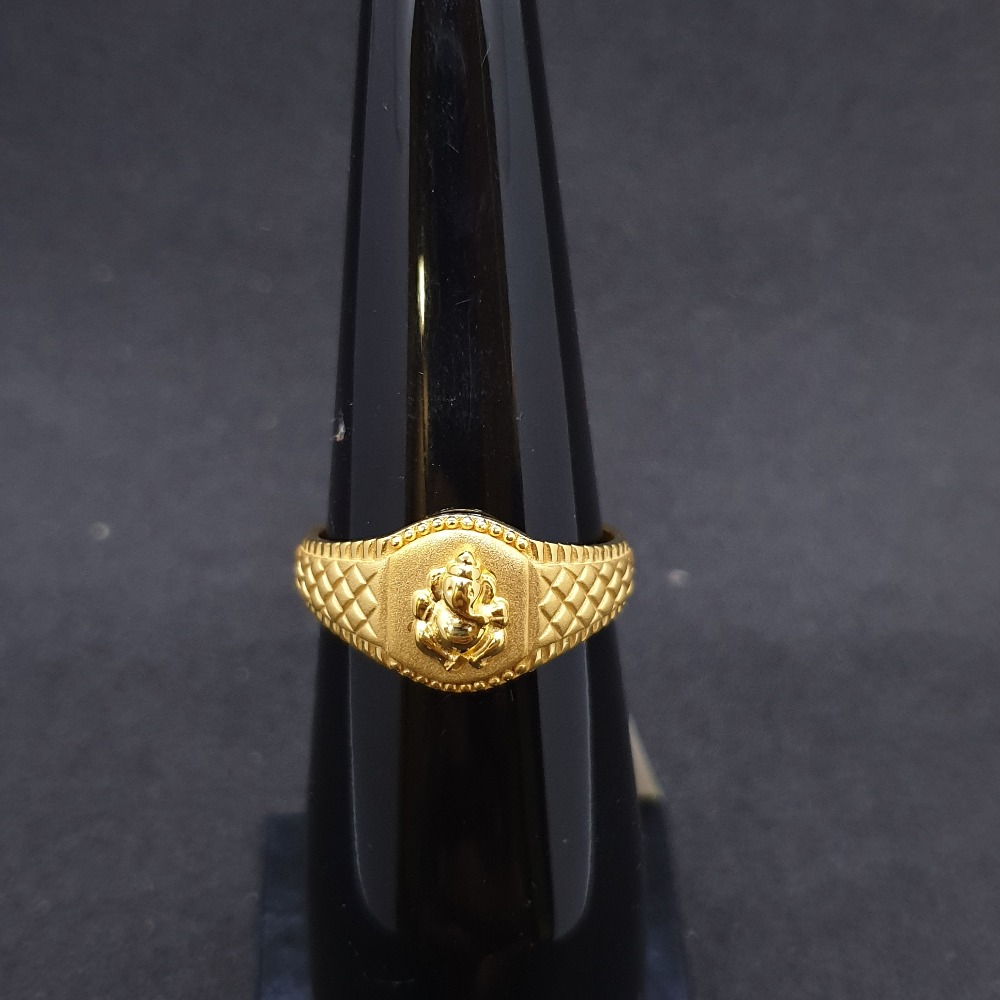 Ganpati Gents Ring Plain GRG-0189