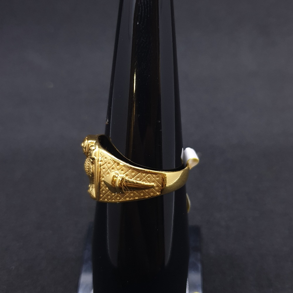 Ashok Stambh Gents Ring Plain GRG-0188 - Image 2