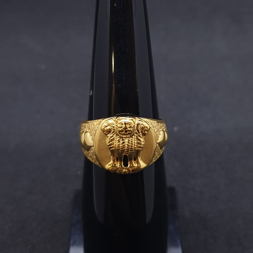 Ashok Stambh Gents Ring Plain GRG-0188