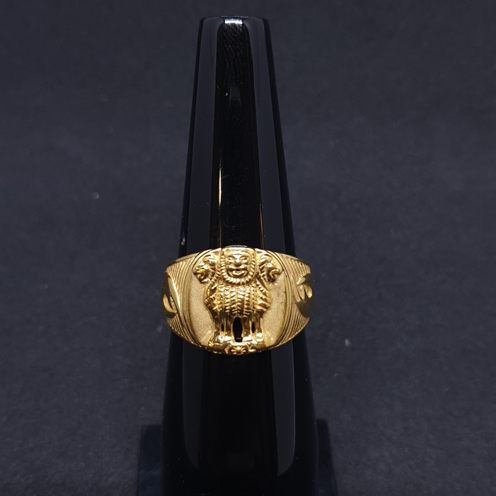 Ashok Stambh Gents Ring Plain GRG-0185